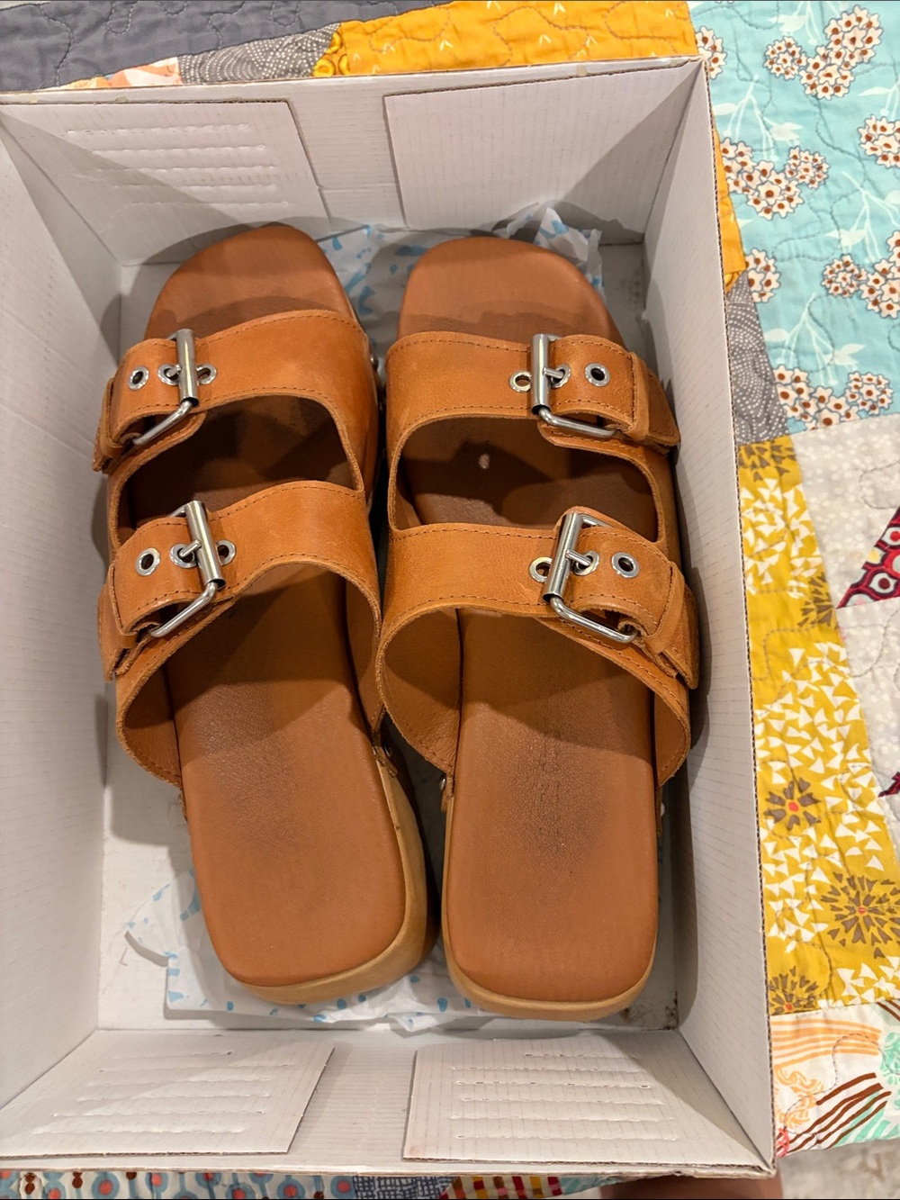 Musse and Cloud Wood and Leather sandals